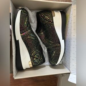 Thalia Sodi Women's Hannah Embellished Pull-On Sock Sneakers